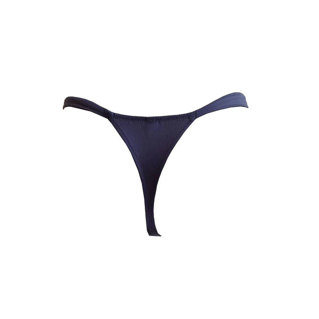 AMBRA Lingerie slips Petites Fleurs Tanga Blue