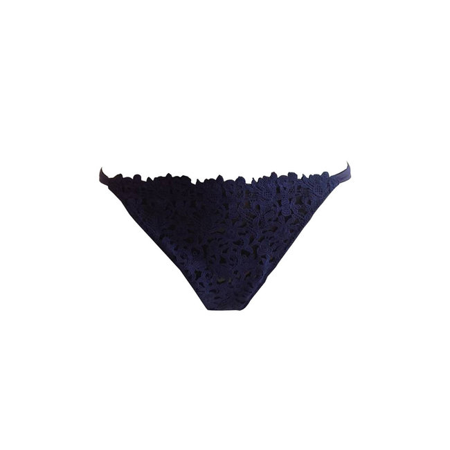 AMBRA Lingerie slips Petites Fleurs Tanga Blue
