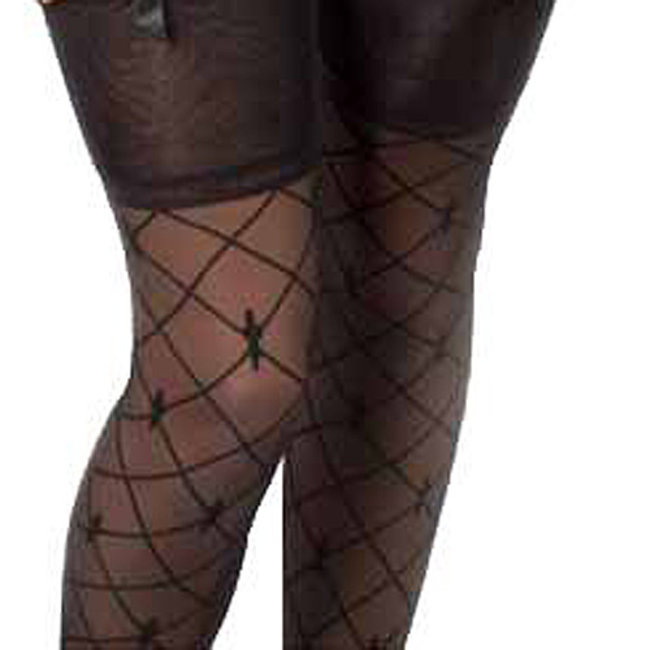 French Venise Floral Lace Multi Lace Pantyhose Tights