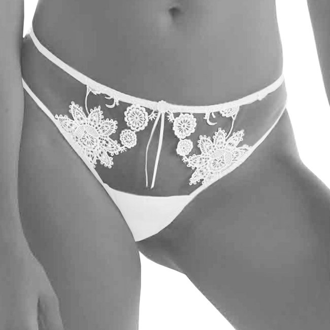 AMBRA  Bouquet de Fleurs string wit 1600