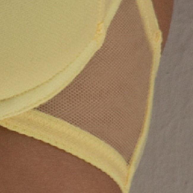 AMBRA Dessous BHs Bouquet de Fleurs Öl druck BH gelb 0606