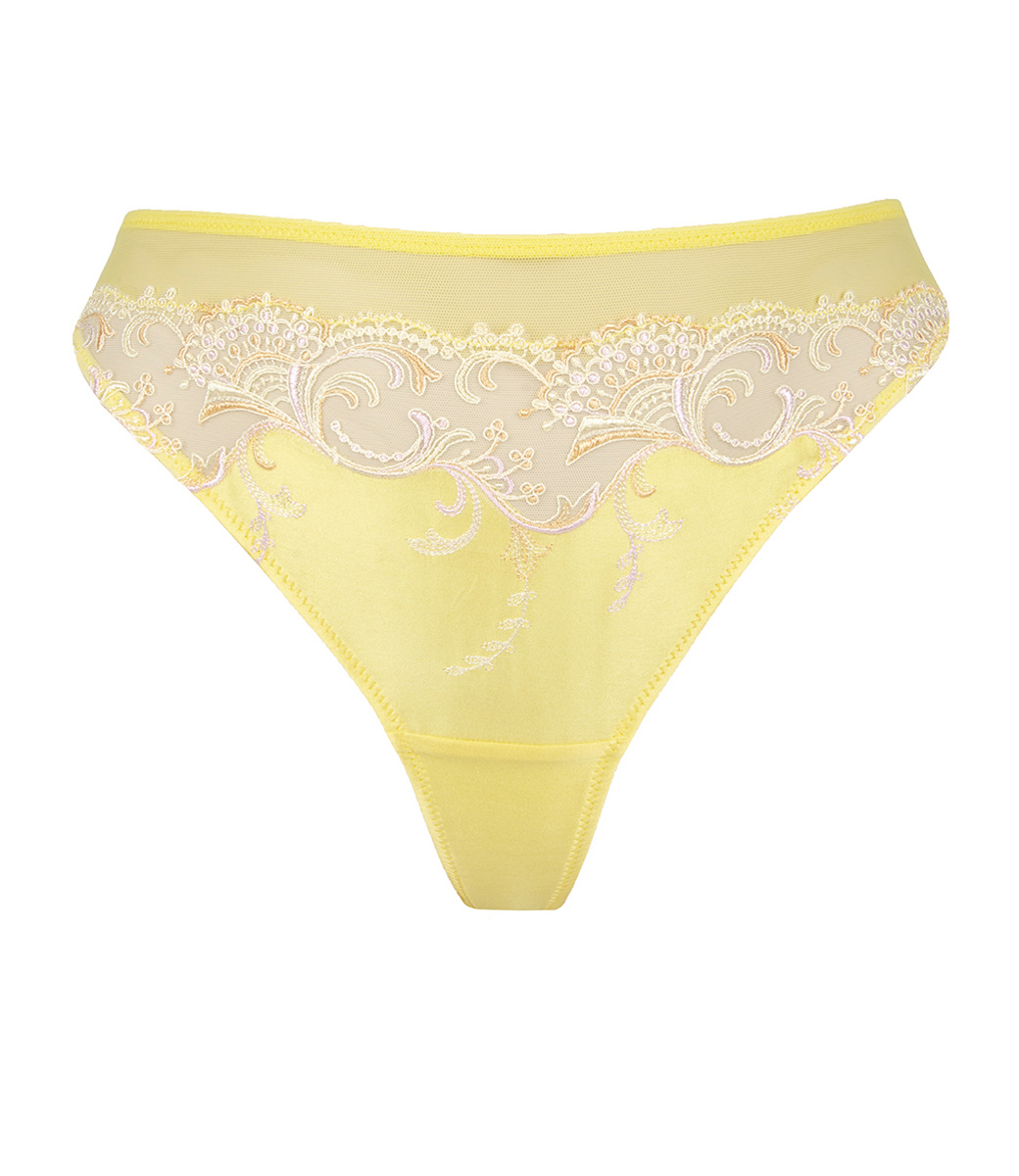 Lise Charmel Lingerie Splendeur Soie String Vanille ACC0080