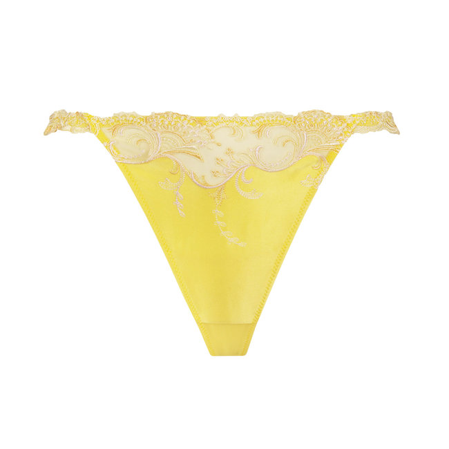 Lise Charmel  Lingerie Lise Charmel Dessous Splendeur Soie String Sexy Vanille ACC0580