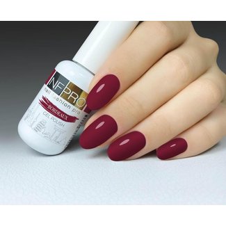 121-Bordeaux gel nailpolish red