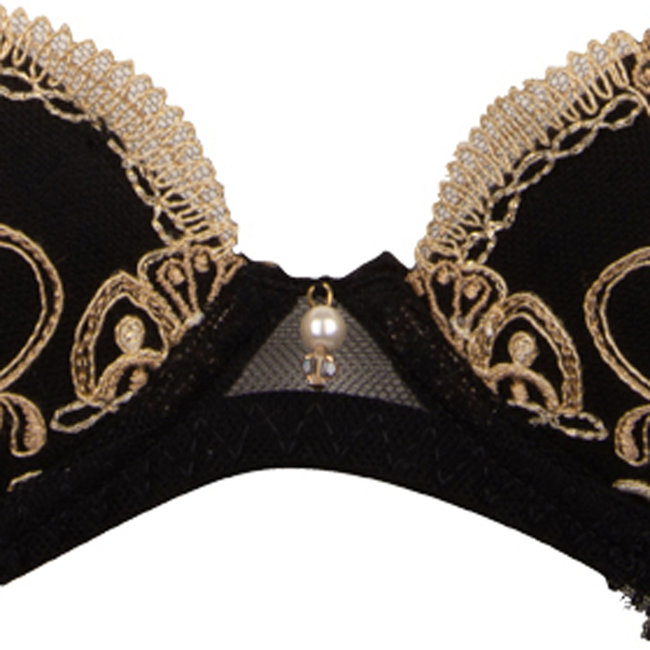 Lise Charmel Dessous BH's Deesse en Glam Push up BH schwarz/ Gold  ACH8515