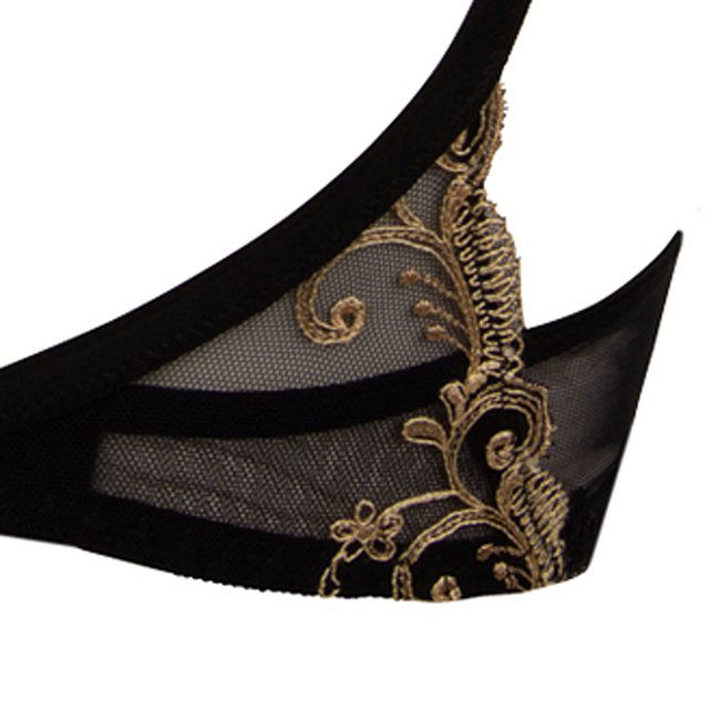 Lise Charmel Dessous BH's Deesse en Glam Push up BH schwarz/ Gold  ACH8515