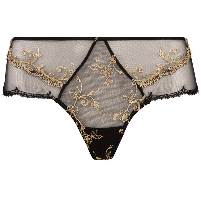 Lise Charmel Dessous Deesse und Glam Shorty  Enrichi schwarz/gold  ACH0415