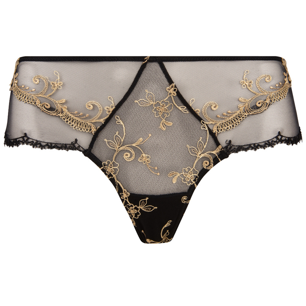 Lise Charmel Lingerie slips Deesse and Glam Shorty Enrichi black