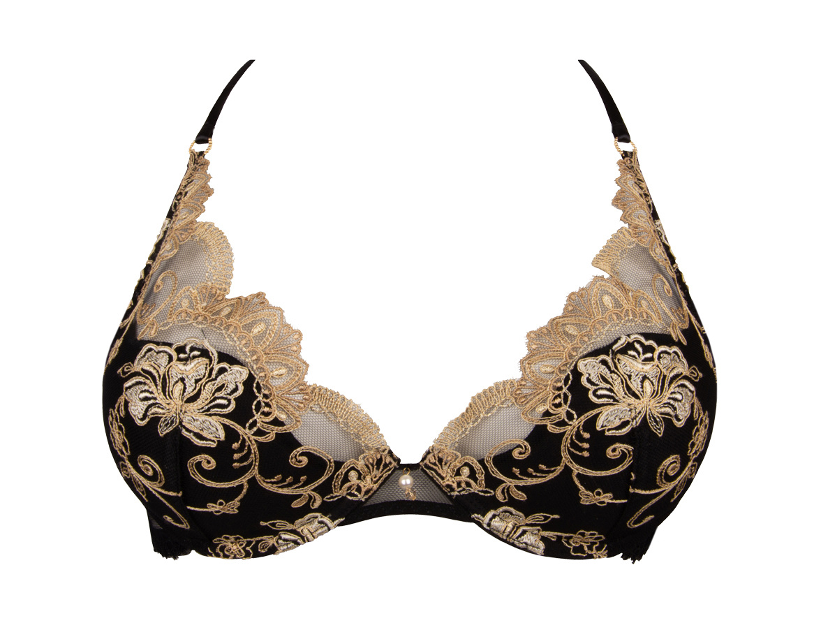 Lise Charmel triangle UW bra with black/gold ACH6715 - Italian Design  Fashion & Beauty