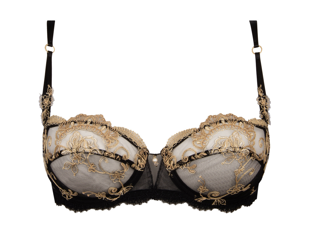 Lise Charmel Lingerie BH's Balconnet BH zwart/ goud ACH3015