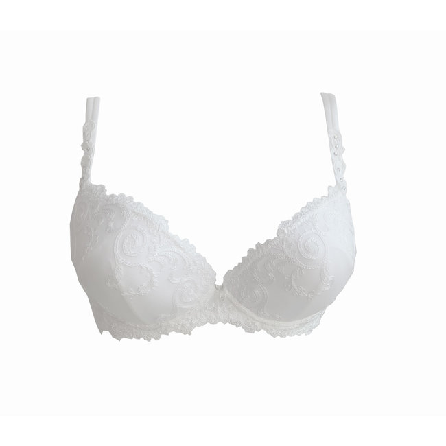 AMBRA AMBRA NEW DIAMOND Push-up BH Elfenbein | Luxus Dessous 0838SW