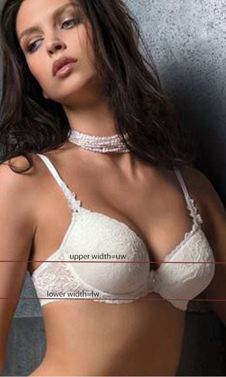 Push Up Bra for Small or Medium Breasts with Preformed Cups and