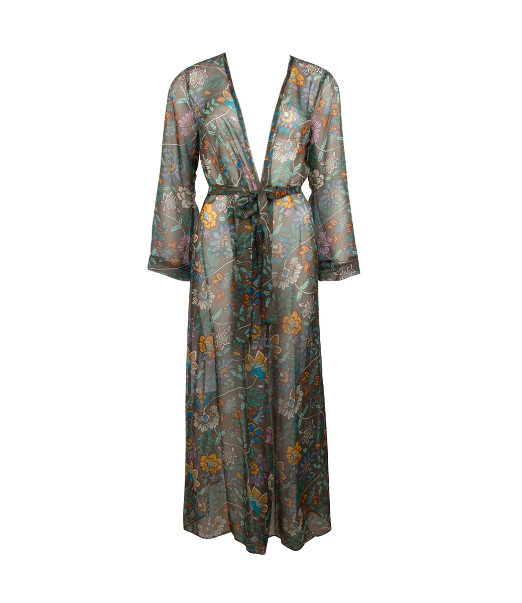 Ensemble Kimono Et Nuisette Lise Charmel En Soie – Taille M – Neufs En Boîte