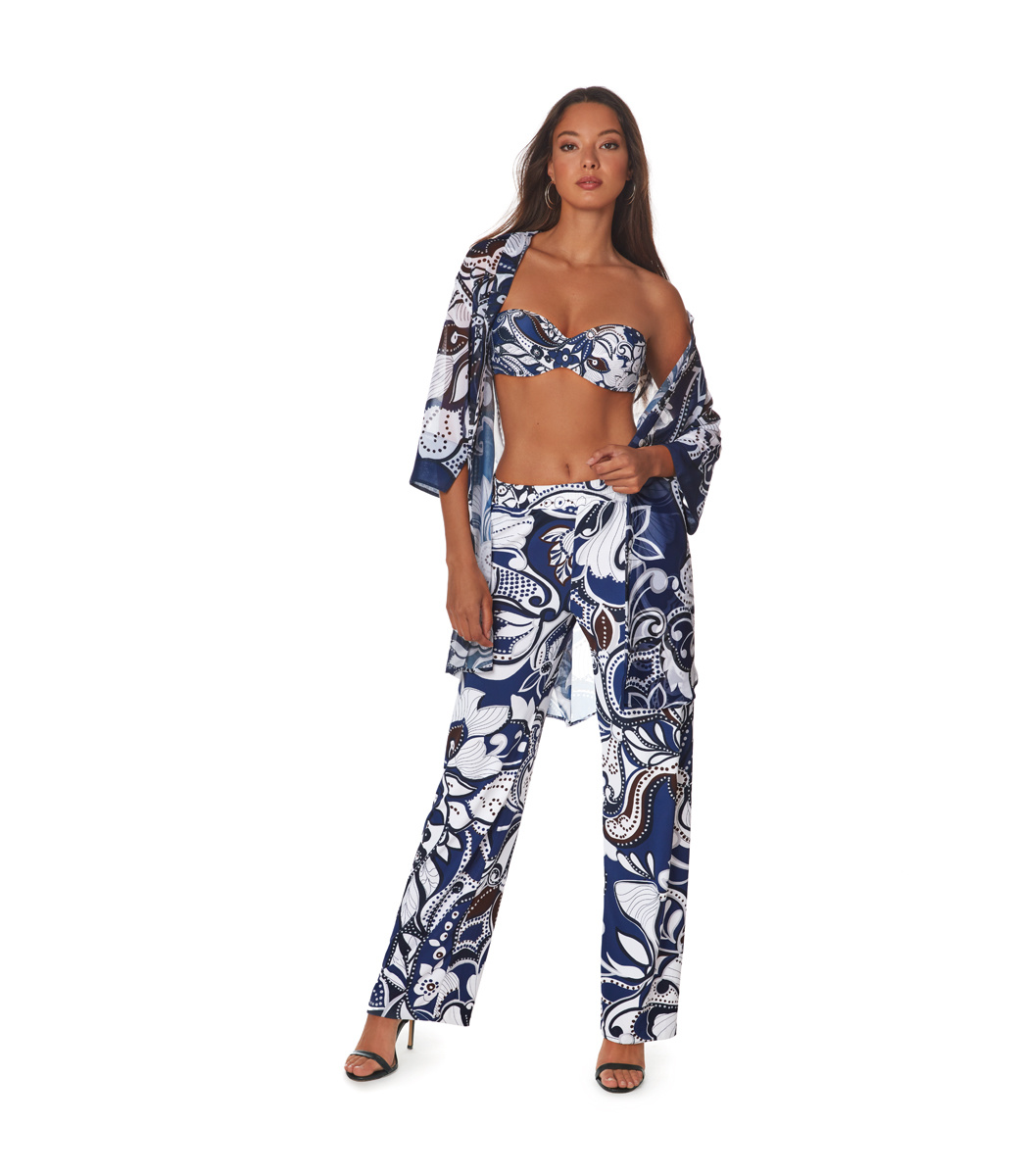 Roidal Bad & Beach Pantalon Blemi Wit/Blauw