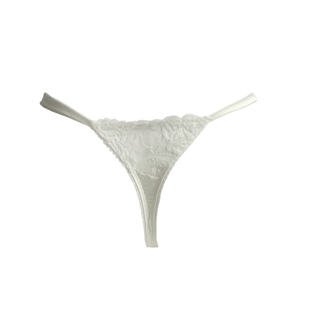 AMBRA Lingerie Slips SILK Tanga cream 1275