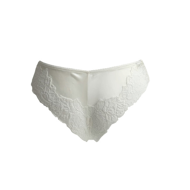 AMBRA Lingerie Slips SILK Brazilian creme 1279