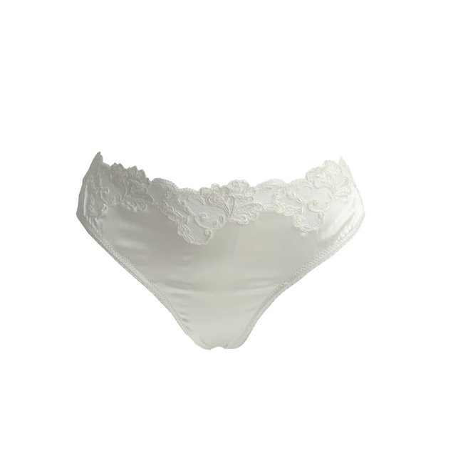 AMBRA Dessous Slips Brasilianer creme 1279