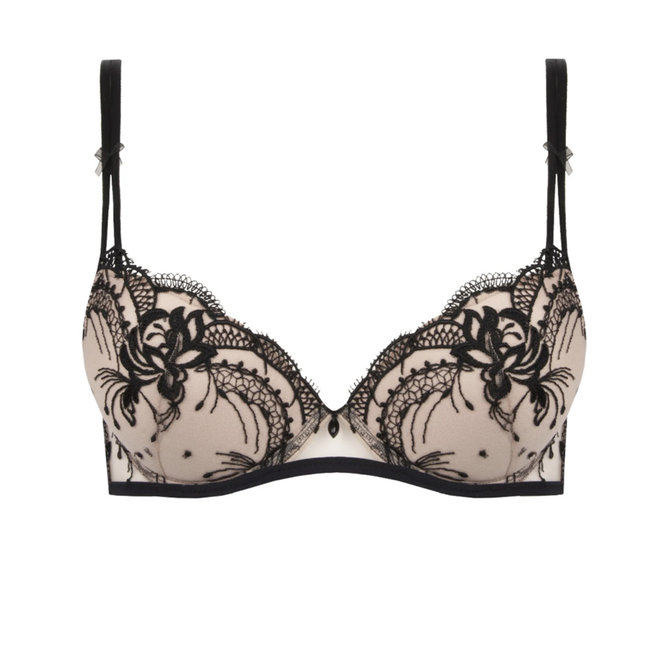 Lise Charmel  Lingerie Lise Charmel Follement Sexy Push-up BH nackt/schwarz