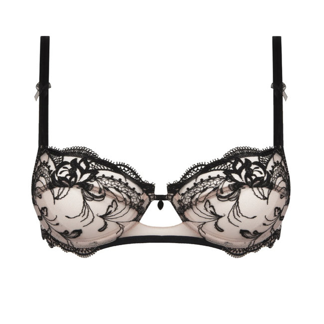 Lise Charmel Follement Sexy Balconette BH Nude/Schwarz | Luxus Dessous