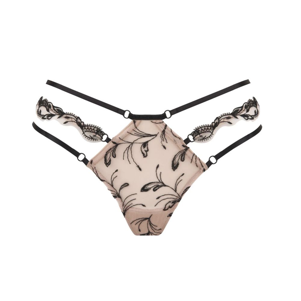 Lise Charmel Lingerie Follement sexy Mini string nude/blackACH0945 -  Italian Design Fashion & Beauty