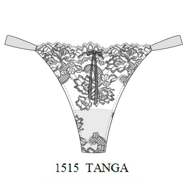 AMBRA GRACE Tanga White 1515