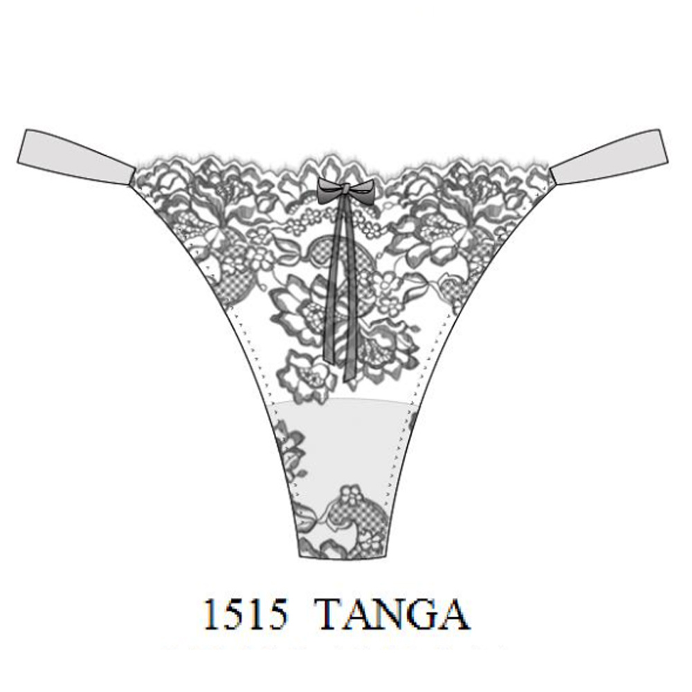 AMBRA Lingerie Slips GRACE Tanga Wit 1515