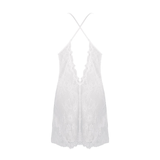 Lise Charmel Dessous Source Beauté Nachtkleid kurz ecru ALH1272