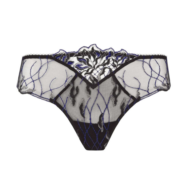 Lise Charmel Lingerie Nuits Chics String blau/silber ACH0035