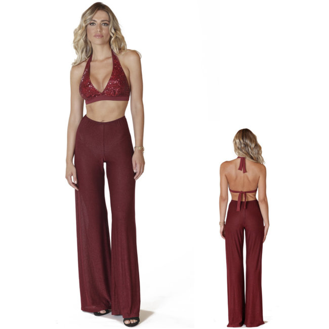 Bademode Emerara by DD' E Dreieckbikini Pailletten top rot