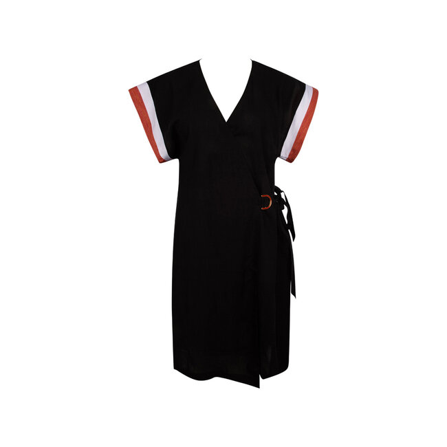 Lise Charmel  Beachwea Chic Aquatique Wikkeljurk zwart ASB1065