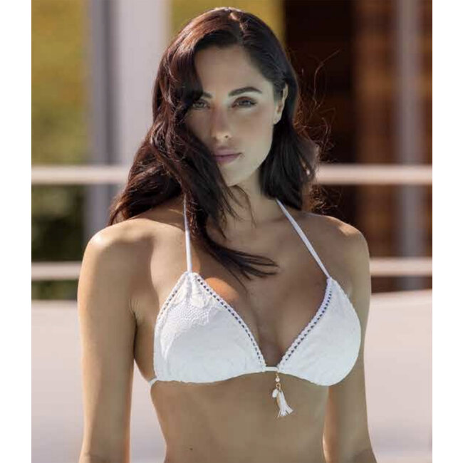 Emerara by Dive D' Estate Emerara by DD' E Triangle bikini top white