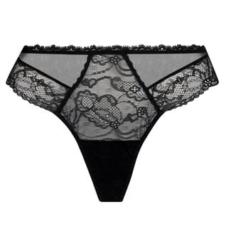 Lise Charmel Feerie Couture string schwarz Calais Spitze ACH0047