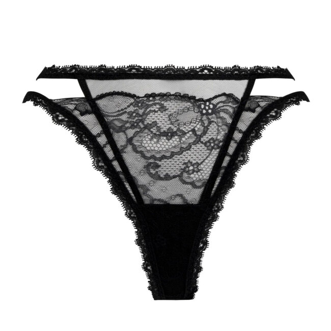 Lise Charmel Dessous Feerie Couture string sexy schwarz Calais spitze  ACH0574