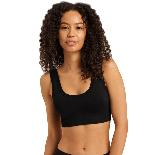 HANRO Dessous Touch Feeling Crop Top GEPOLSTERT  black 071806