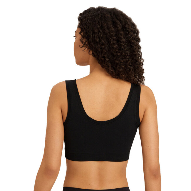 HANRO Lingerie Touch FeelingCrop Top PADDED  zwart 071806