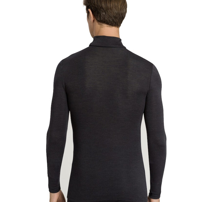 Hanro Männer Ski Wäsche Rollkragenpullover schwarz 073403