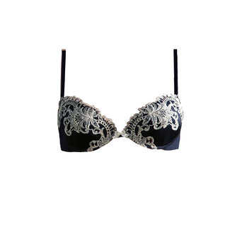 AMBRA  AMBRA lingerie BHs Titanium push up bh blauw 0438