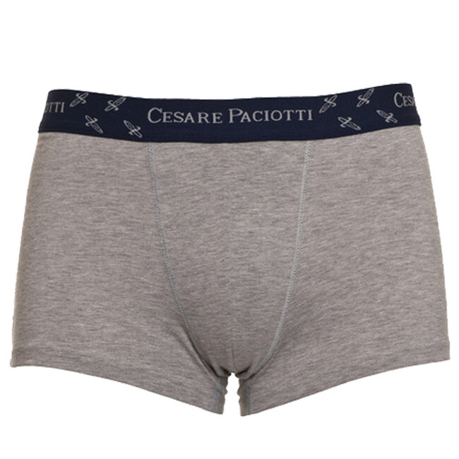 Cesare Paciotti Boxer Paul Grijs/Zwart | Luxe Herenondergoed