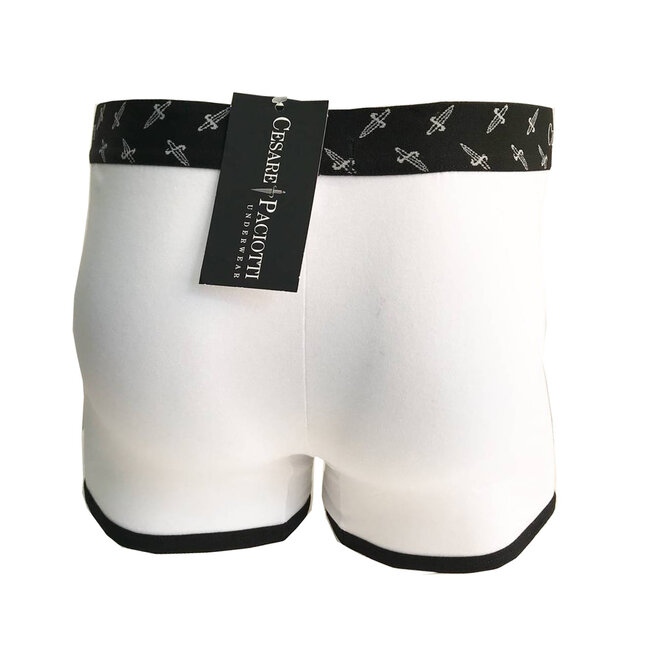 Cesare Paciotti  Männer Unterwäsche Boxer Paul Weiß/Blau