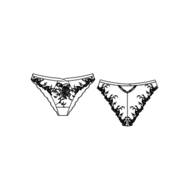 Lise Charmel Lingerie Source Beauté  Slip Seduction pink/red ACH0772