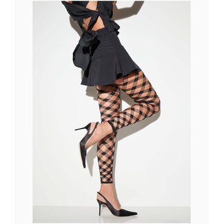 Girardi "Danae" 15 Den Legging Zwart Ruitpatroon | Girardi