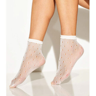  GIRARDI  kousen panty's | 100% Made in Italy Girardi Net-sokken MEDEA wit