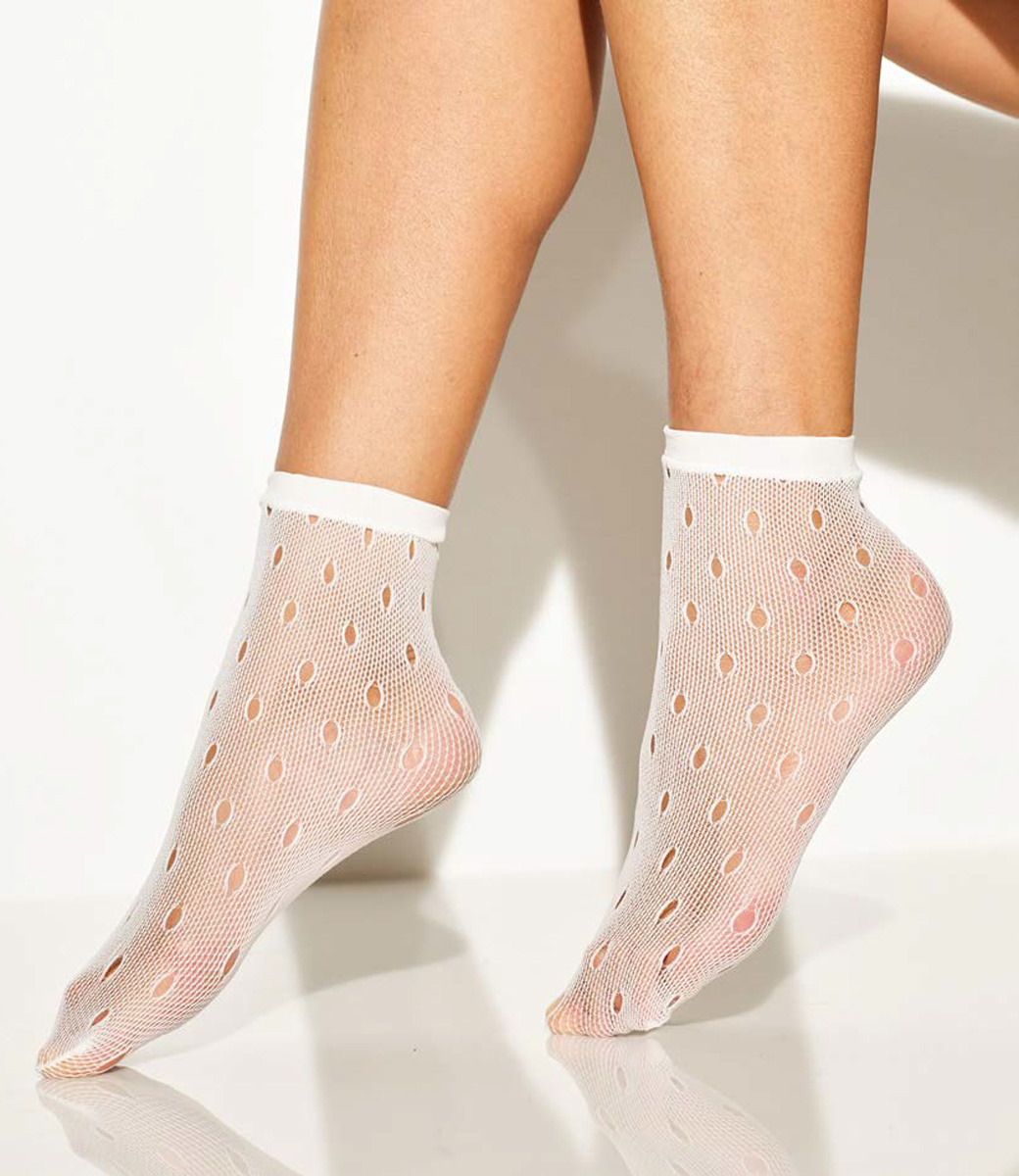 Girardi Net-sokken MEDEA wit