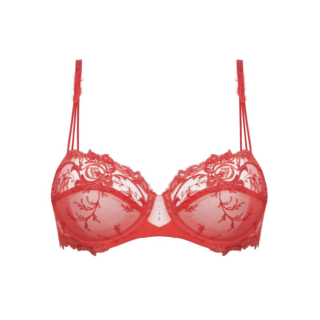Lise Charmel Lise Charmel lingerie Source Beauté Balconnet BH rood ACH3072