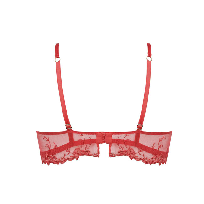 Lise Charmel lingerie Source Beauté Balcony bra red ACH3072