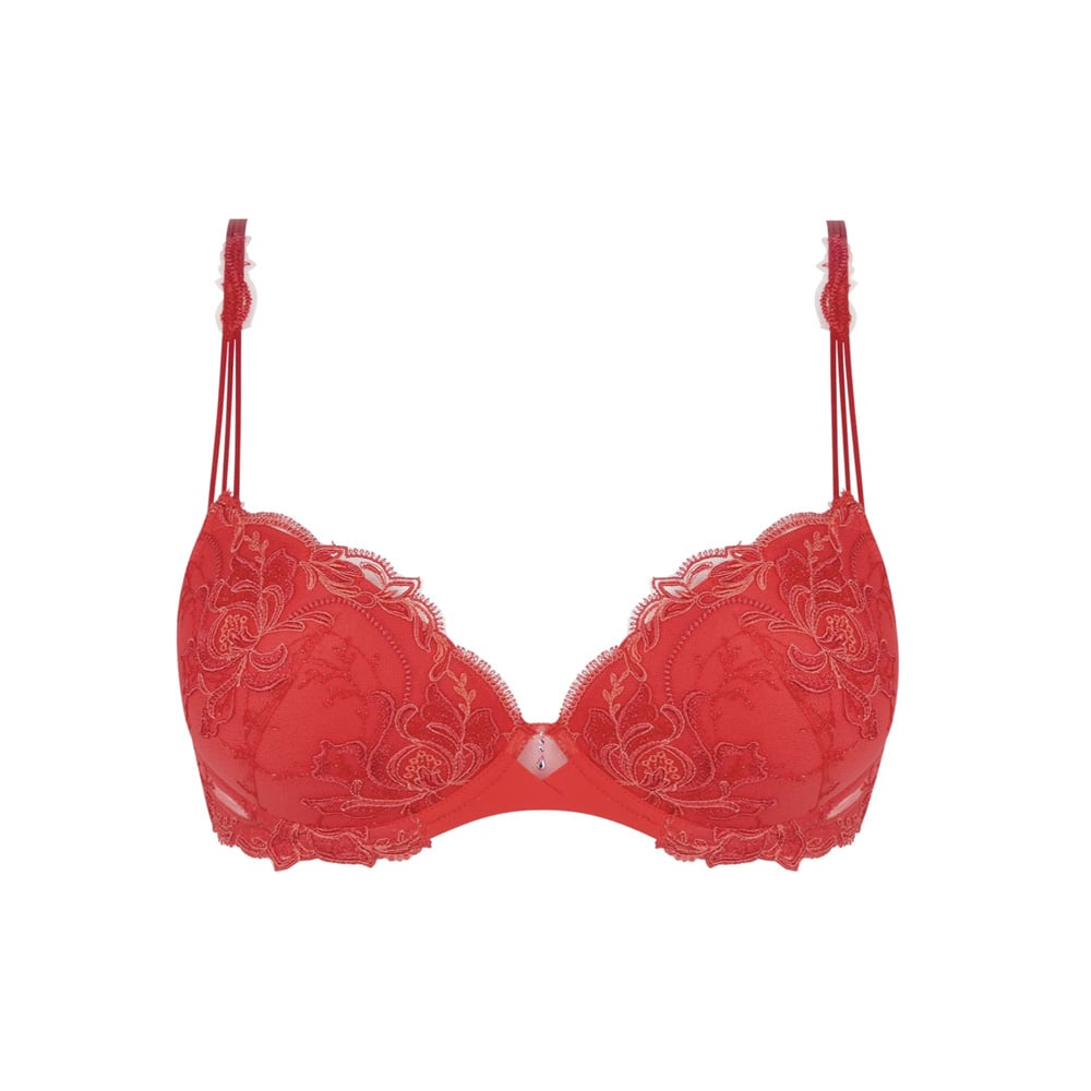 Lise Charmel lingerie Source Beauté Push-up BH rood ACH8572