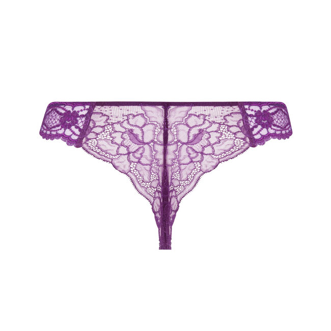 Lise Charmel Lingerie Sublime en Dentelle string purple ACH0013