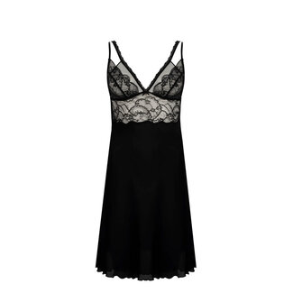 Lise Charmel Lingerie Feerie Couture Night dress Black Calais lace ALH1074