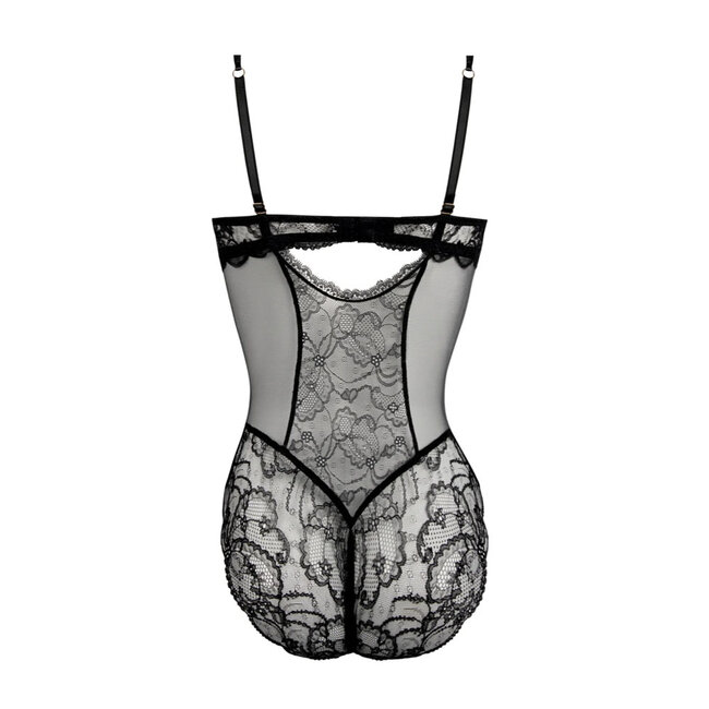 Lise Charmel Lingerie Feerie Couture Body string black Calais Lace ACH4174