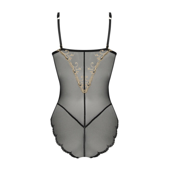 Lise Charmel Deesse en Glam Body string mit Push-up  schwarz/gold ACH4115